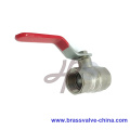 Brass plated nickel full port ball valve